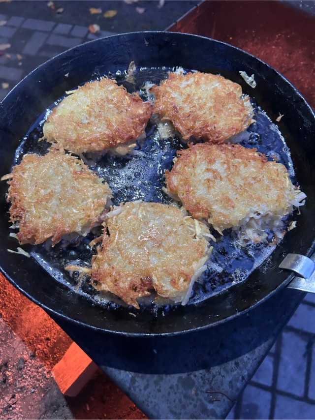 Драники с мясом