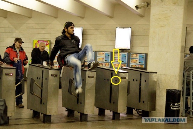 Наглядная эволюция турникетов в метро Москвы
