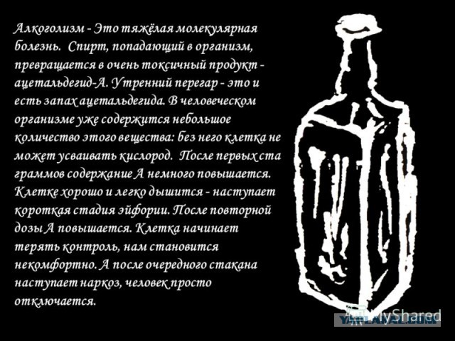 Жена считает меня алкашем.