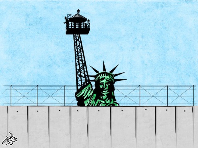 Карикатуры про новую Америку