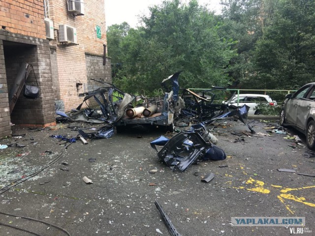 Только что в Балашихе в микрорайоне Янтарный произошёл взрыв в многоэтажном доме.