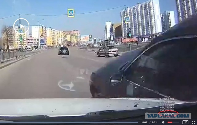 Неожиданное, но достаточно эффектное появление автомобиля BMW