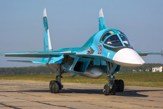 Су-34 на учении разбомбят объекты условного противника в Воронеже