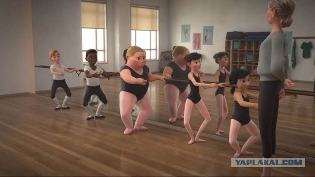 Ученицы балетных классов в Лондоне