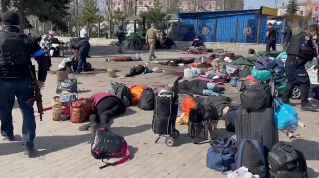 Очередной обстрел Донецка