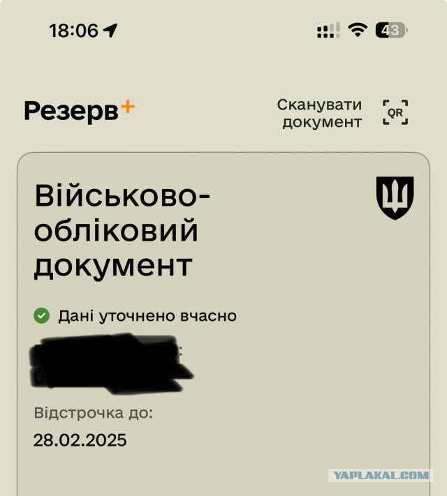 Как меня ТЦК задержало.