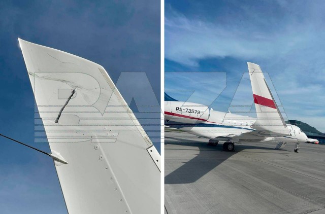 Два бизнес-джета Embraer Legacy 600 столкнулись в аэропорту Минеральных вод