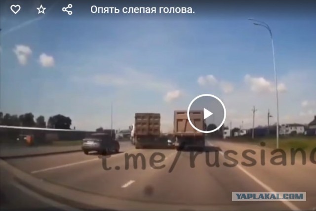 Опять слепая голова