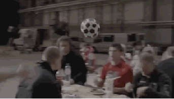 И по привычке отбил головой