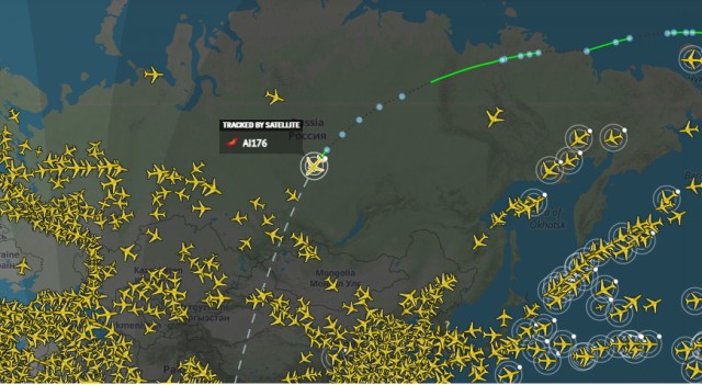 Закрытое воздушное пространство Европы для России выглядит так