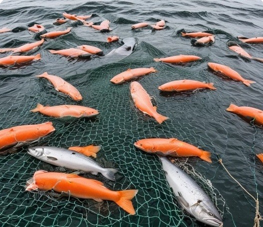 В Норвегии лососи массово уплыли с ферм