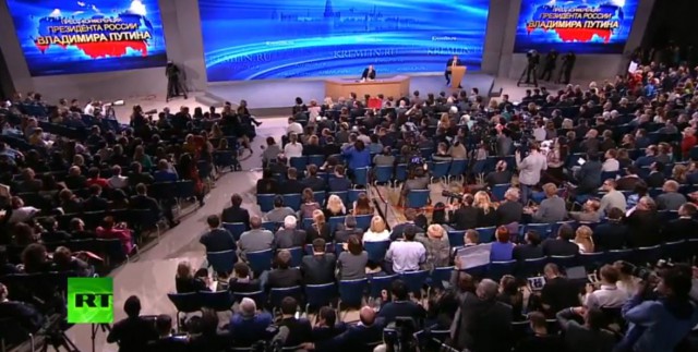 Прямая трансляция большой пресс-конференции Путина