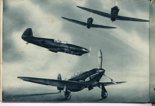 Силуэты самолетов Второй Мировой