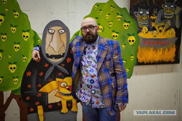 Вася Ложкин рисует для Рен ТВ