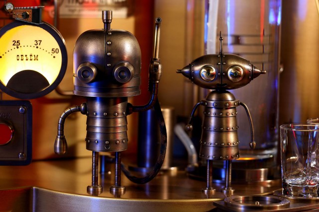 Наливатор по мотивам игры «Machinarium»