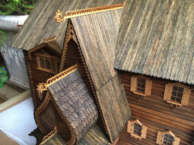 Терем в Китай-городе, 3370 деталей Масштаб 1:72