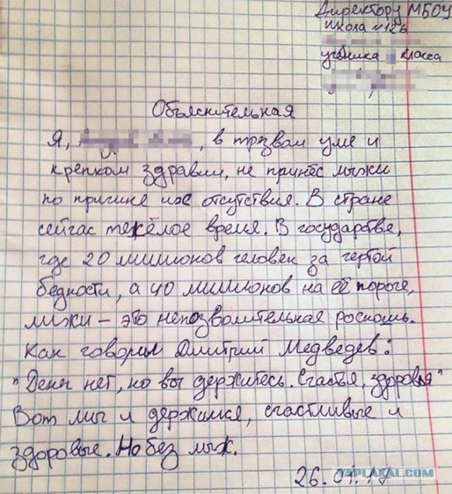 Проверяя задания, учителя плакали от смеха…