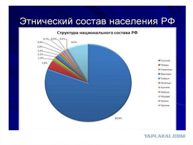 Каждый третий житель РФ оказался потомком представителей двух и более этносов