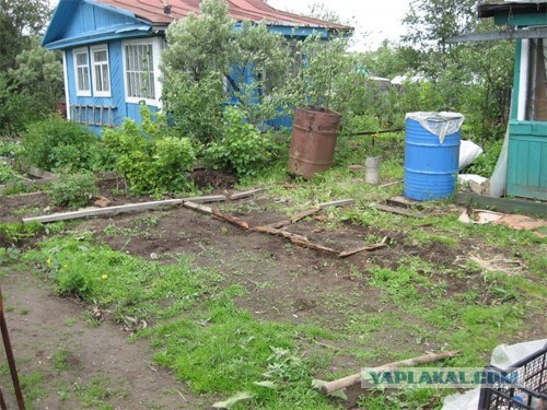 Как мы строили детскую площадку на даче