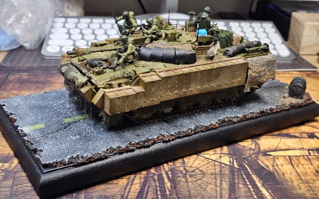 Рукоделия пост. 1/35. БМП-3. Диорама