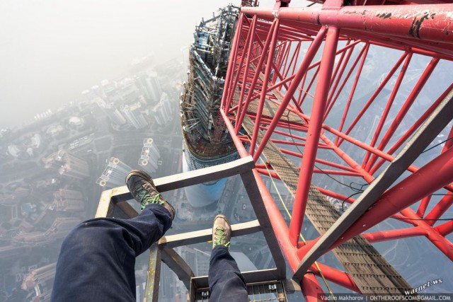 Shanghai Tower (650 meters).