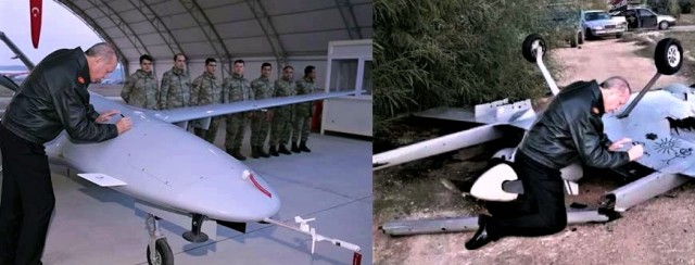 Нарезка видео с турецких БПЛА
