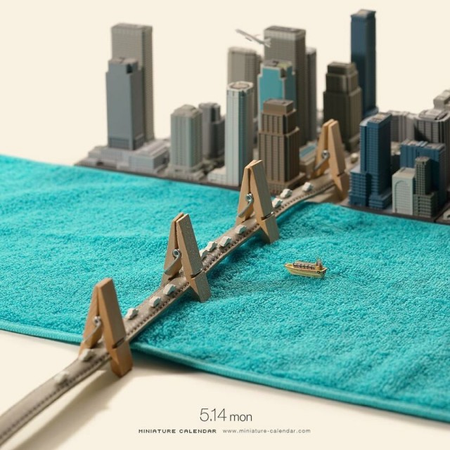 Японский художник создает миниатюрные диорамы