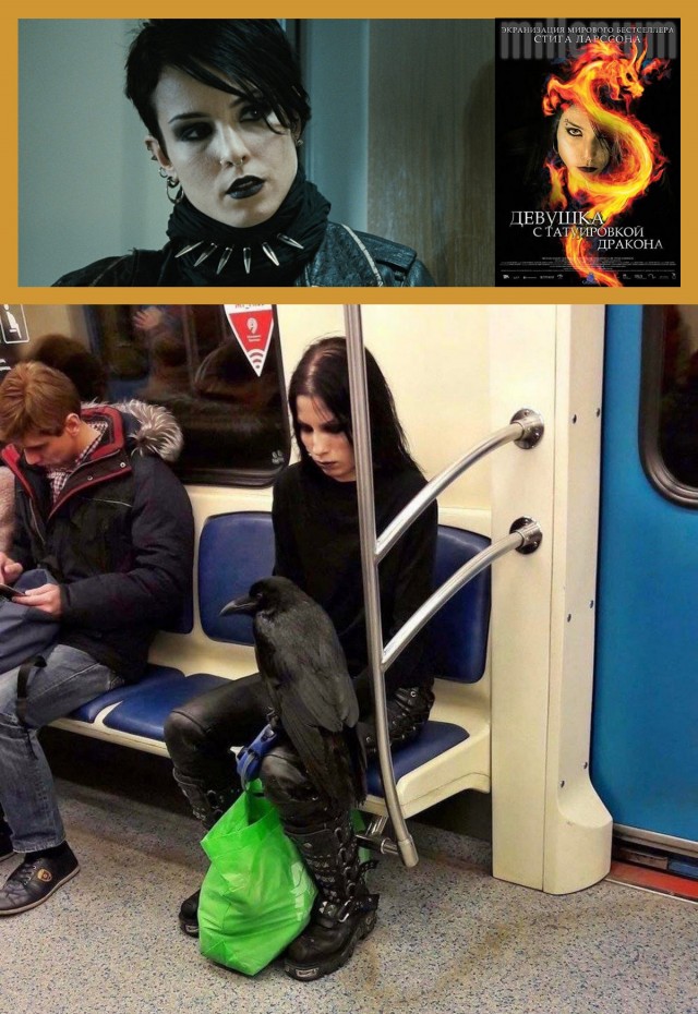 Модники из российского метрополитена