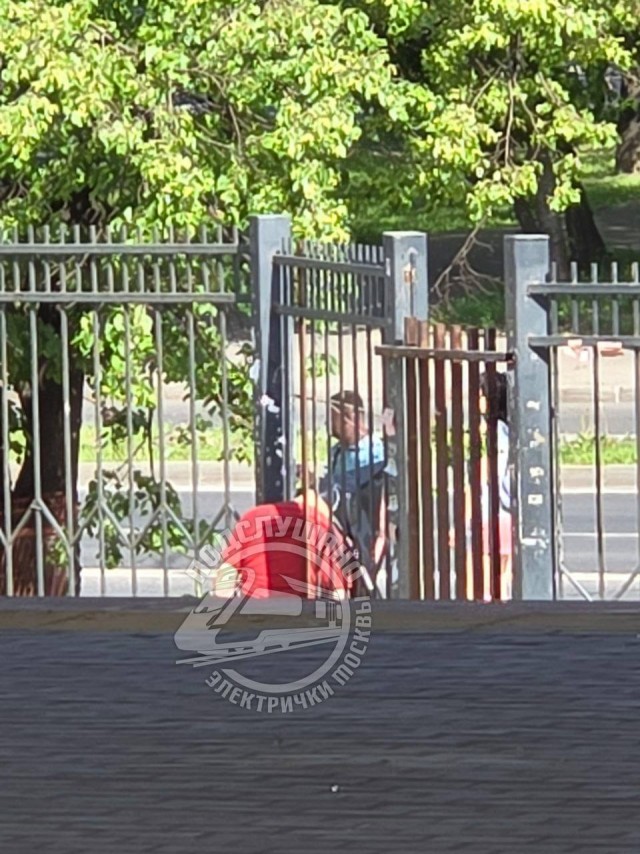 На станции «Новогиреево» МЦД-4 с 5 утра между прутьями забора висит тело мужчины с черным пакетом на голове