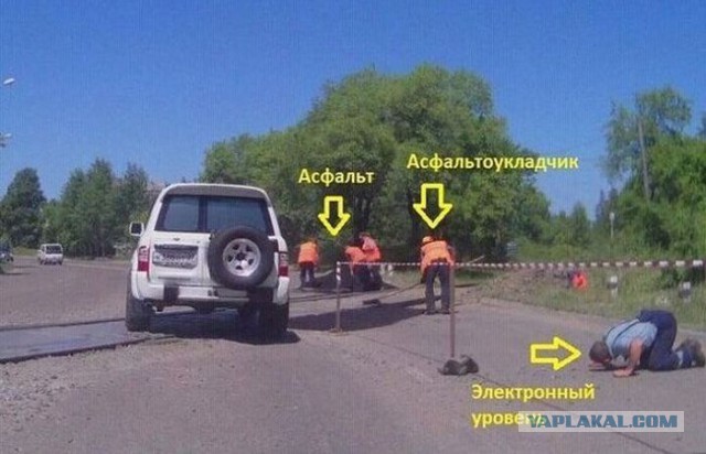 Дорожная разметка - уровень художник!