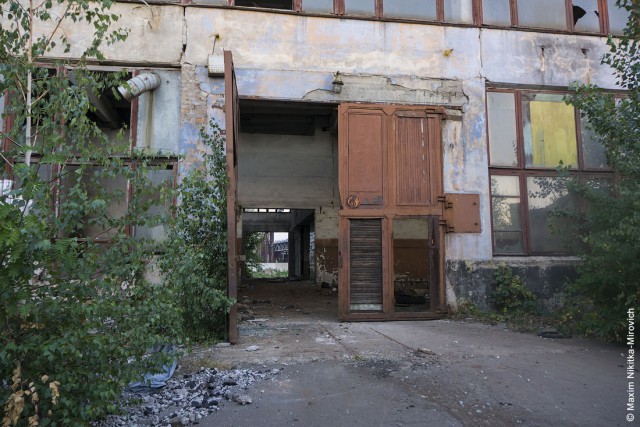 Заброшенный завод "Ремдизель" в Киеве.