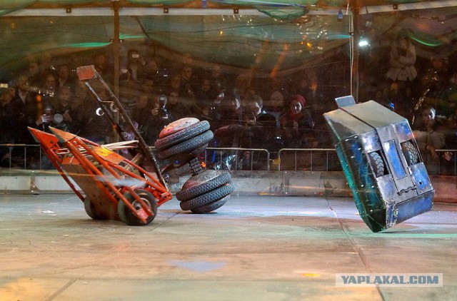 Бронебот 2016: Настоящие бои роботов состоялись в Олимпийском!