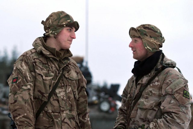 Британские войска прибыли в Эстонию, чтобы отразить нападение российской армии