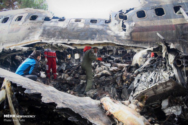 Под Тегераном разбился грузовой самолёт Boeing-707, вылетевший из Бишкека