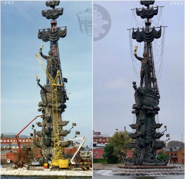 Фотосравнения. Москва 90-е и сейчас