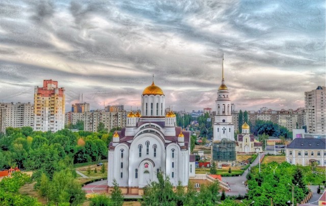 А из нашего окна вот такая красота...