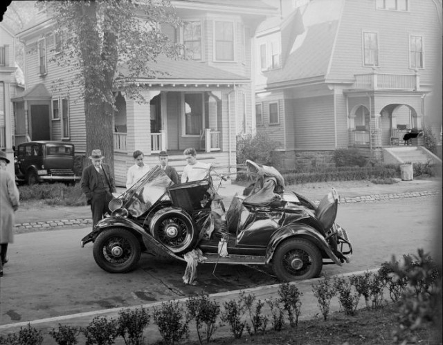 Трагичные и нелепые автомобильные аварии Бостона в 1930-х годах