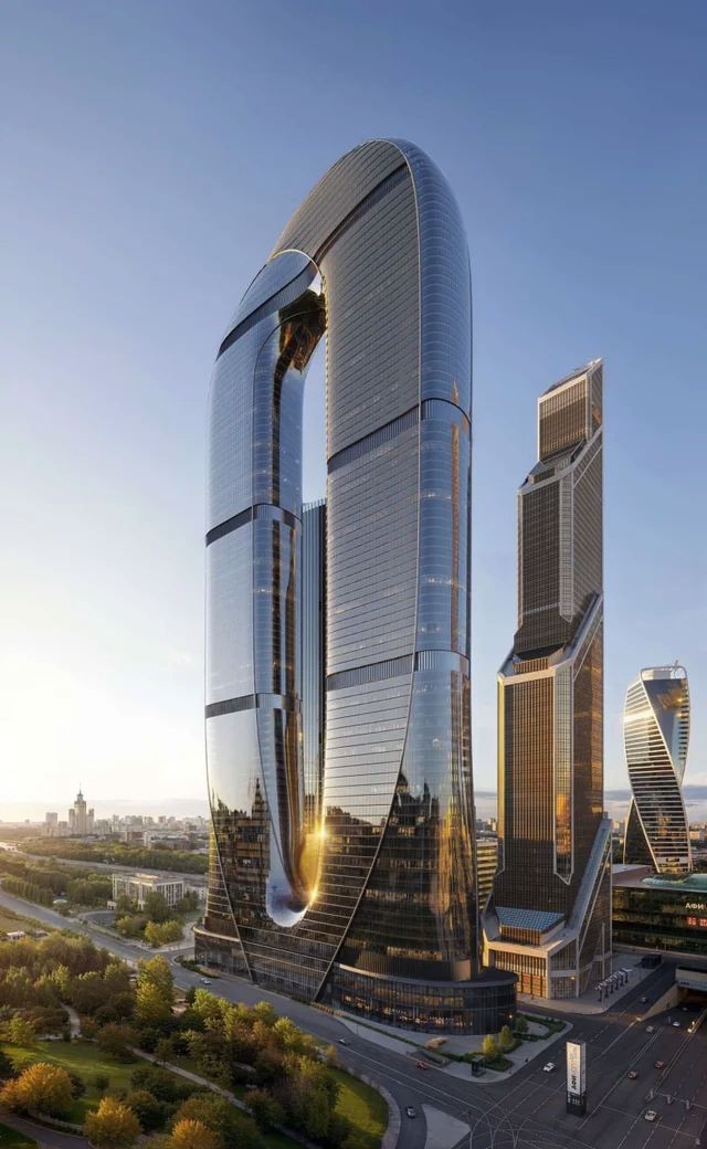 Появились новые рендеры небоскреба «One Tower» в В «Москва-Сити»