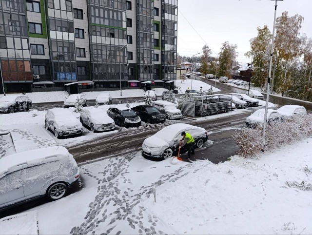 Снегопад нарушил электроснабжение в Иркутской области