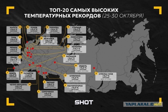 Бархатная осень в России