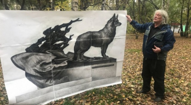 Собаке Найде, которая 12 лет ждала своего хозяина у дороги, где тот погиб, установят памятник