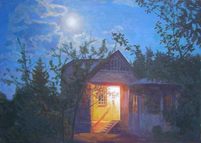 Летний вечер в деревне