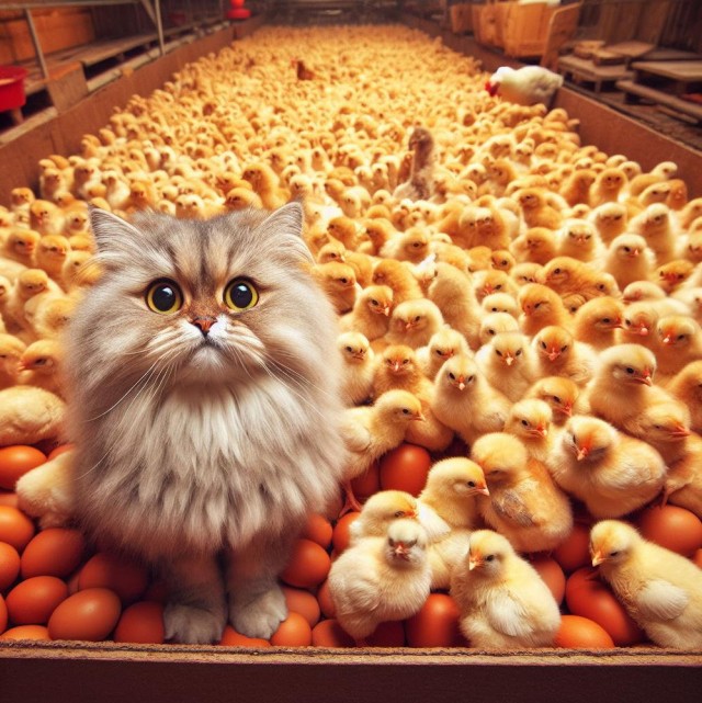 Удивительные приключения котиков в нейросети. К котовторнику