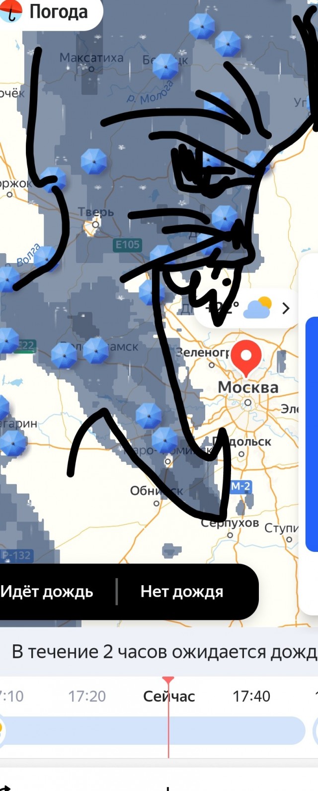 Ураган накрыл север и запад Московской области. Дошло и до Москвы