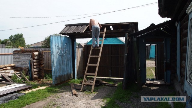 Как мы ворота на даче запиливали