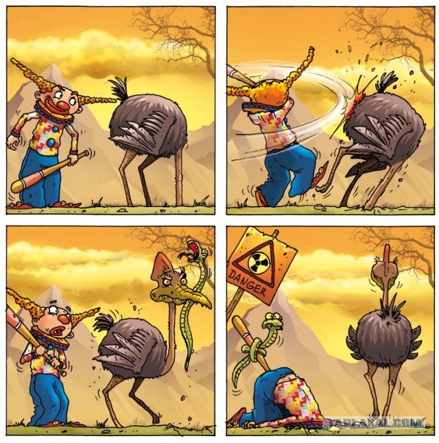 Про страуса..