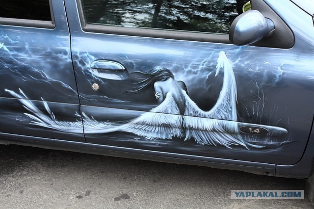 Прикольная  аэрография