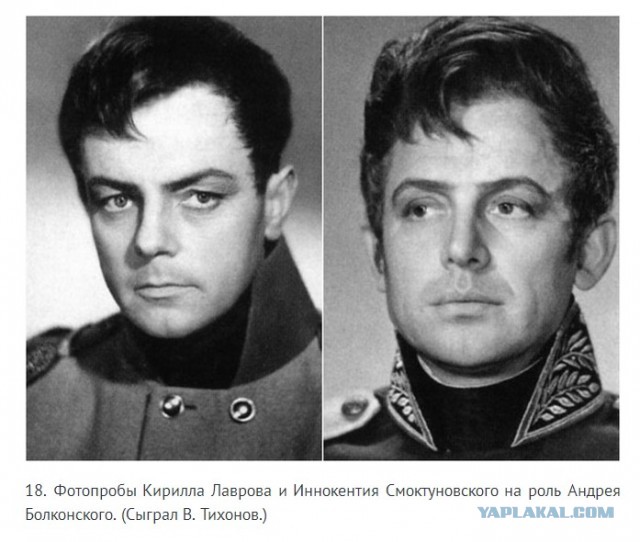 Несыгранные роли известных актёров. Фотопробы