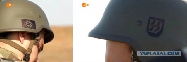 Скандал. Немецкое телевидение хотело показать украинских солдат, а показало нацистов