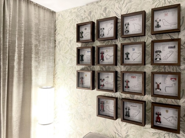 Мой вариант размещения коллекции болидов Формулы 1